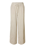 Slfviva-Gulia Hw Striped Sun Pant - Sandshell Chocolate Chip