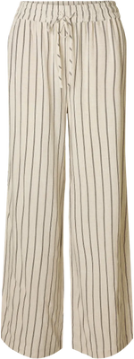 Slfviva-Gulia Hw Striped Sun Pant - Sandshell Chocolate Chip