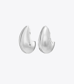 Wave Earrings - Light Silver