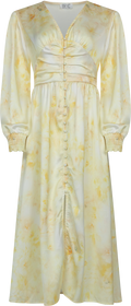 Adelic Long Dress - Sunlight Blossom