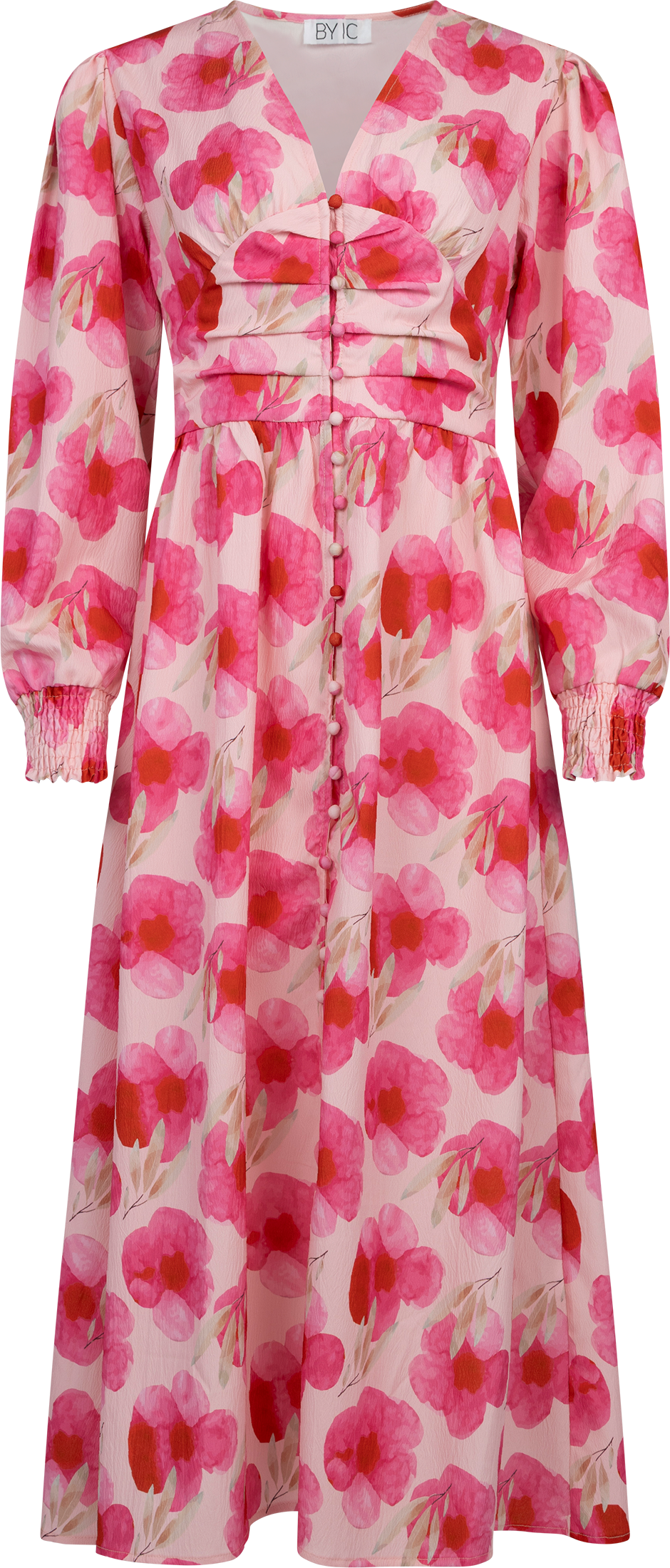 Adelic Long Dress - Pink Rose Blush