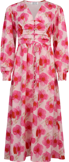 Adelic Long Dress - Pink Rose Blush