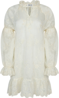 Magdaic Dress - White Embroidery