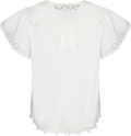 Effie Flutter Sleeve Top - Pristine
