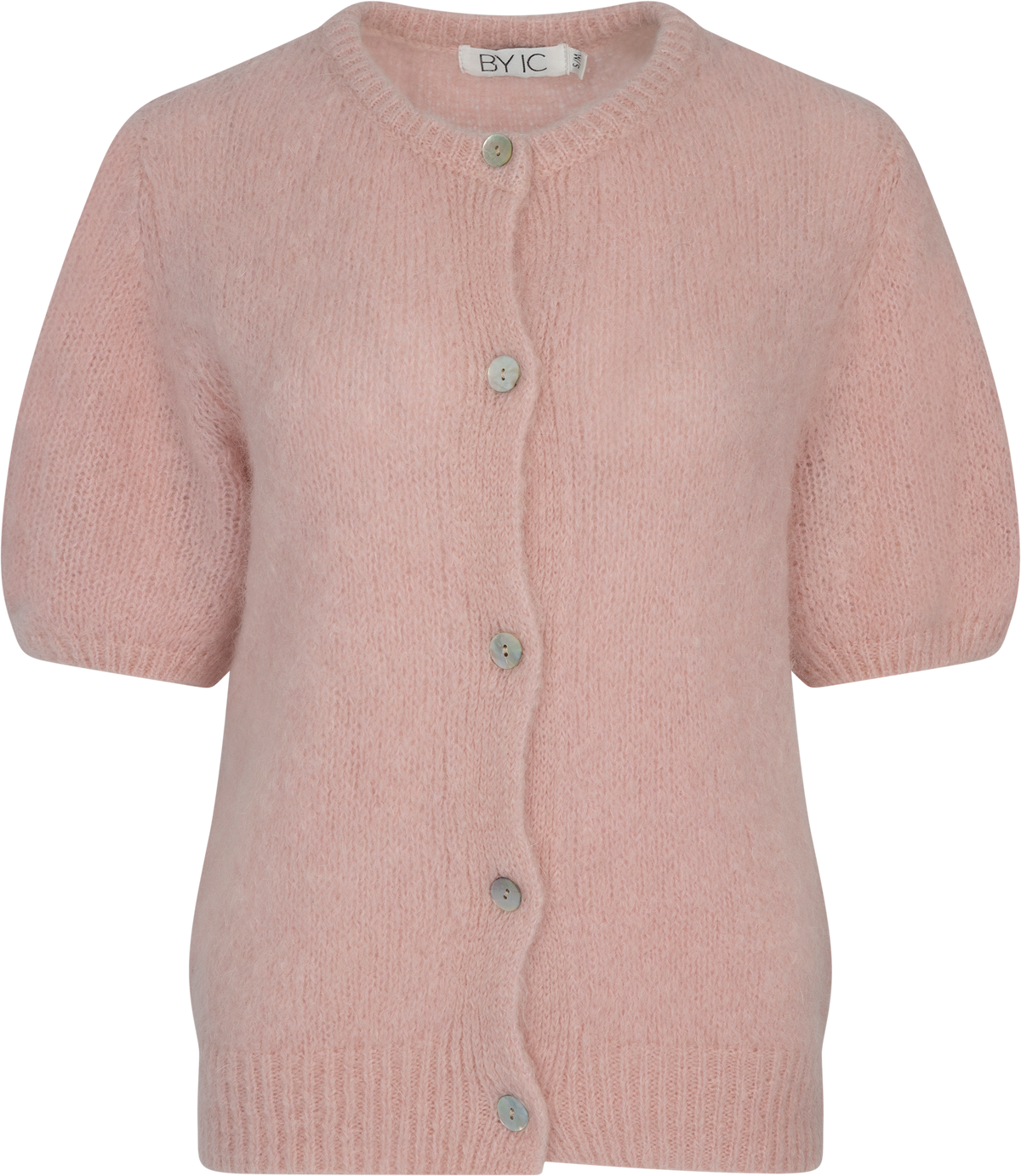 Idaic SS Cardigan - Light Pink