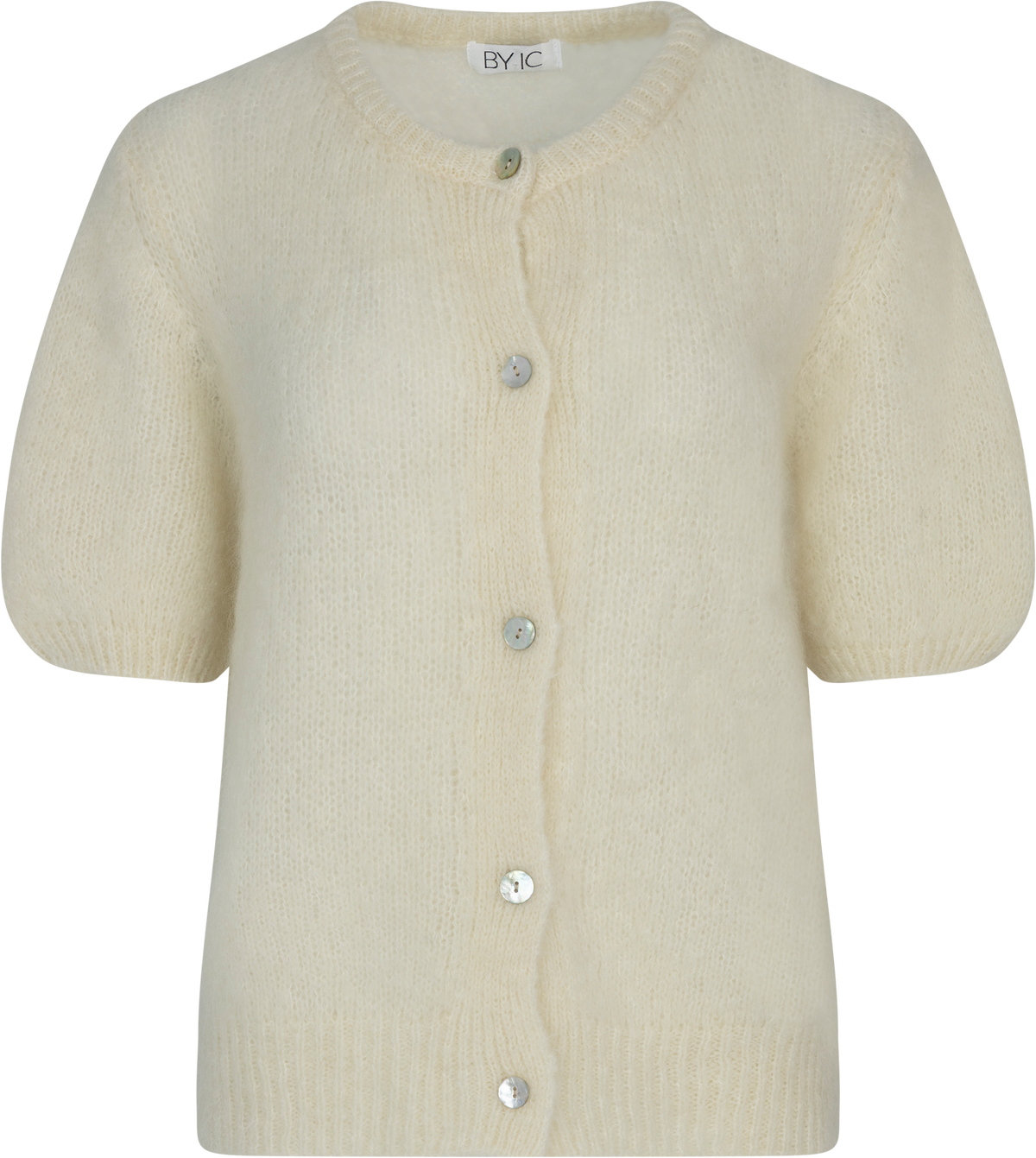 Idaic SS Cardigan - White