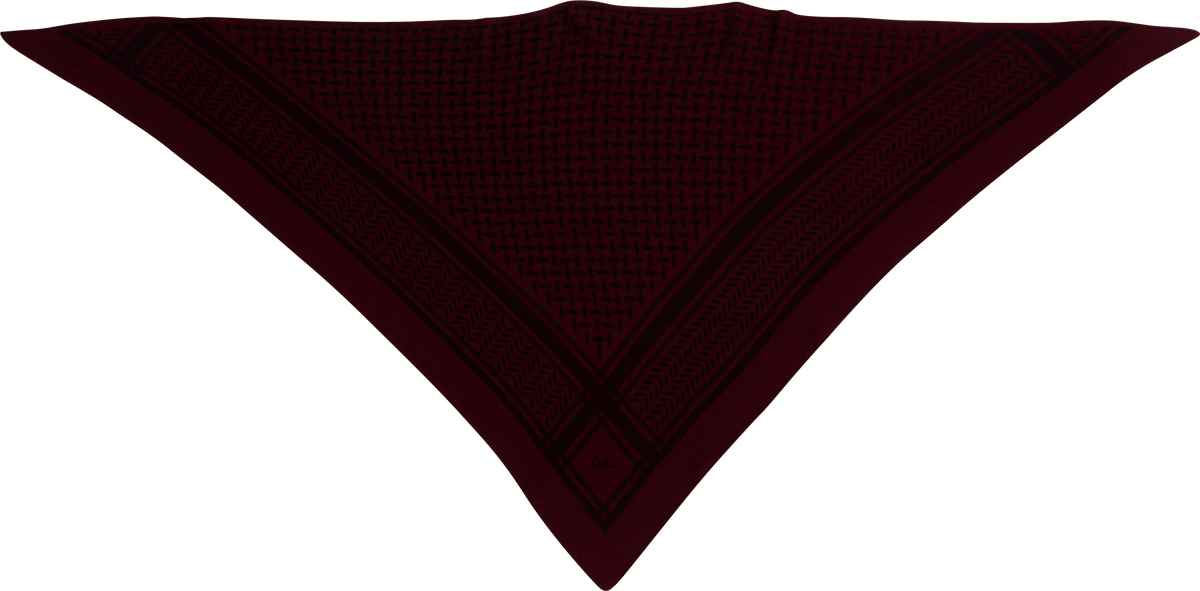 Triangle Trinity M Cashmere - Bordeaux