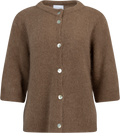 Kae Ss Knit Cardigan - Timber Brown