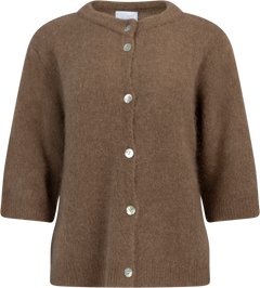 Kae Ss Knit Cardigan - Timber Brown