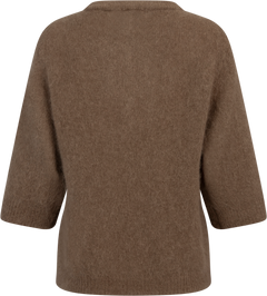 Kae Ss Knit Cardigan - Timber Brown
