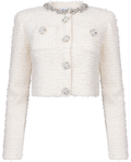 Textured Knit Cardigan - Cream