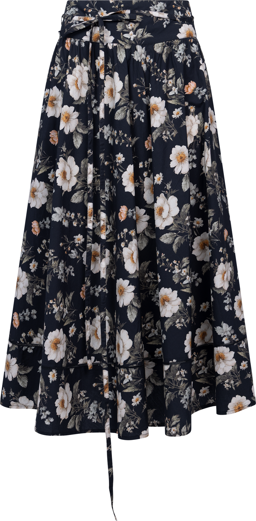 Astrid Skirt - Antique Black Poplin