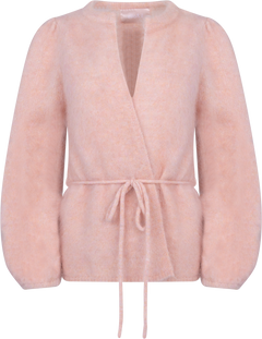 Fredrikke Chunky Cardigan - Dusty Pink