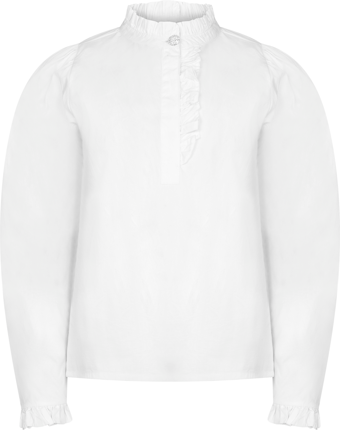 Ella Blouse - Sugar White Poplin