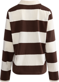 Isabelle Blocked Polo Jumper - Brown