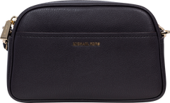 Jet Set Small Leather Camera Crossbody Bag - Chocolate