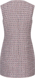Boucle Sleeveless Mini Dress - Pink
