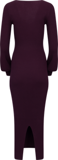 Janet Knit Dress - Burgundy