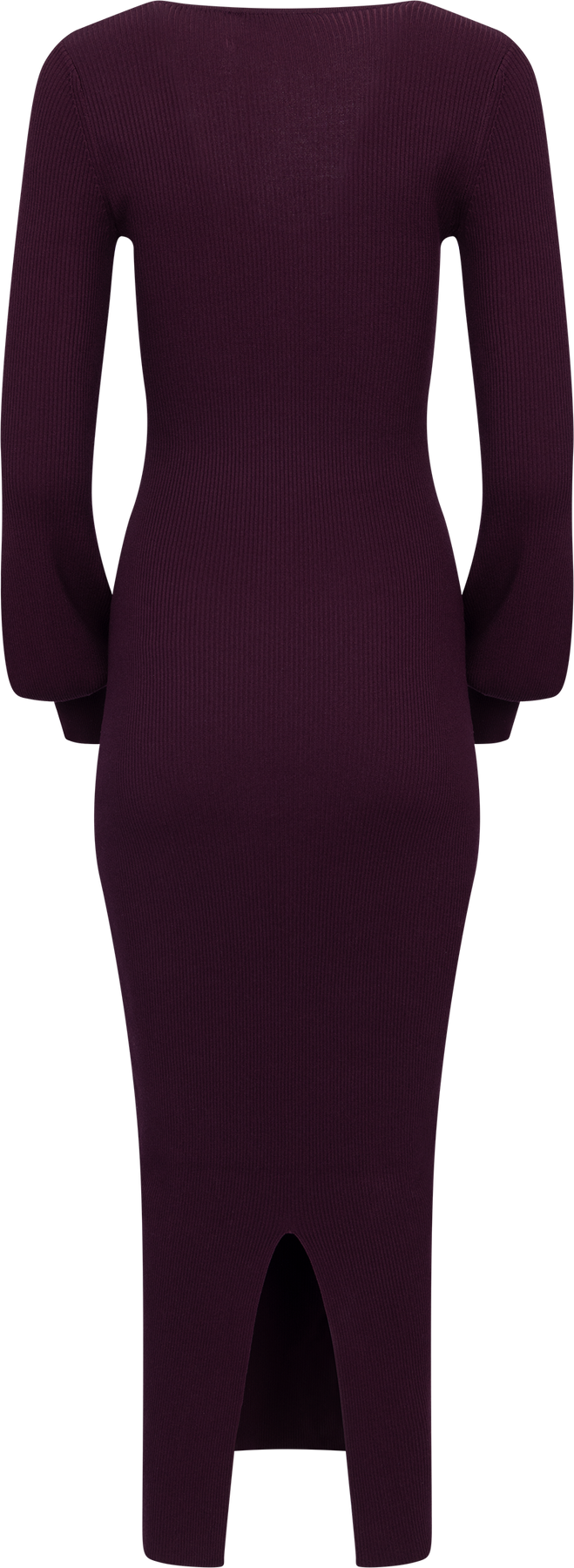 Janet Knit Dress - Burgundy