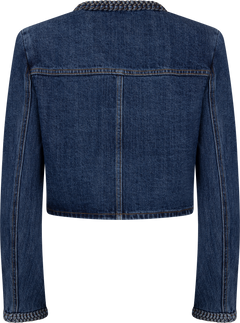 Denim Braided Jacket - Blue