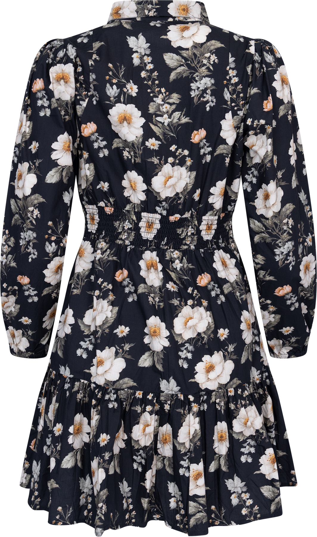 Vicky Dress - Antique Black Poplin