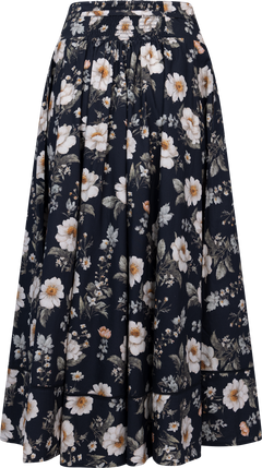 Astrid Skirt - Antique Black Poplin
