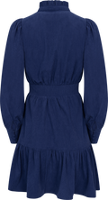 Liv Cord Solid B Dress - Blue