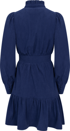 Liv Cord Solid B Dress - Blue
