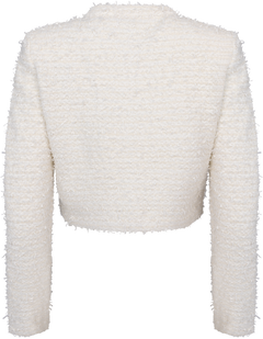 Textured Knit Cardigan - Cream