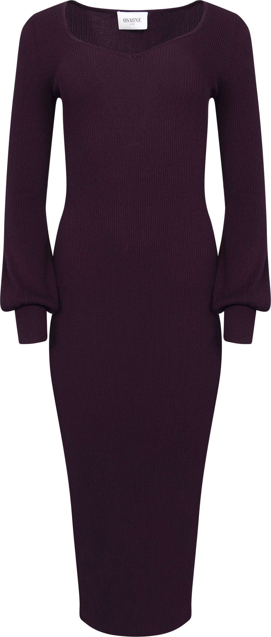 Janet Knit Dress - Burgundy