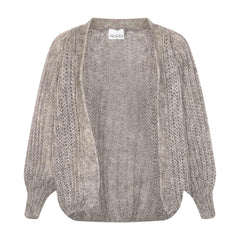 Joseph Knit Cardigan - Light Grey Melange