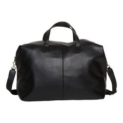 Holdall Weekend Bag - Black Leather Look