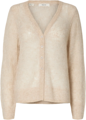 Mayer Ls Knit Structure Cardigan - Birch