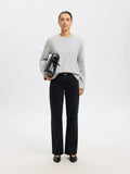 Essential Ls Boxy Tee - Light Grey Melange