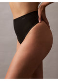 Sculpted Firm Mesh Thong - Black