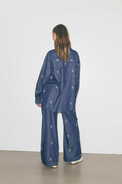 Samira Pants - Dark Blue Wash