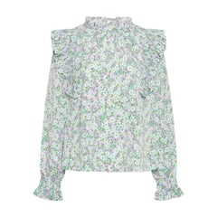 Ruth Blouse - Lavender Flower