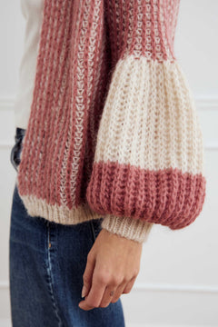Liana Knit Cardigan - Rose Cream
