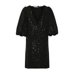 Pastis Short Dress - Black