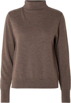 Thea Hanni Ls Knit T-Neck - Delicioso