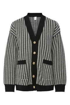 Yaslivo Ls Knit Cardigan - Ex - Black