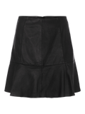 Yascolly Mw Naplon Leather Skirt - Black