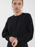 Yasfonny Ls Knit Cardigan S. - Black