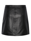 Yaslyma Hmw Leather Skirt - Black