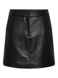 Yaslyma Hmw Leather Skirt - Black