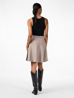 Yasfonny Hw Knit Skirt - Fungi