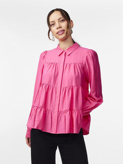 Yaspala Ls Shirt S. - Raspberry Sorbet