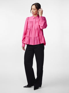 Yaspala Ls Shirt S. - Raspberry Sorbet