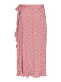 Yasalira Hw Long Wrap Skirt S. - Irish Cream Ditsy Flower