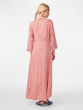 Yassavanna Long Shirt Dress S. - Irish Cream Ditsy Flower